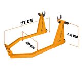 Torque-MX Motosiklet Arka Kaldırma Standı RS2 Turuncu