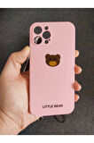 İPhone 13 Pro Max Uyumlu Little Bear Tasarım Telefon Boyun Askılı Set