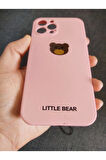 İPhone 13 Pro Max Uyumlu Little Bear Tasarım Telefon Boyun Askılı Set