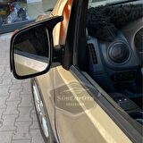 Citroen Nemo 2008-2022 Uyumlu Batman Yarasa Ayna Kapağı Piano Black ABS Plastik