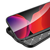 Gpack Apple iPhone 14 Kılıf Niss Silikon Deri Görünümlü Kamera Korumalı