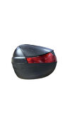 WOGEN WOGEN 33 LT SİYAH KARBON MOTOSİKLET ARKA ÇANTA TOPCASE
