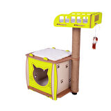 Patihomes  Katlı Kedi Evi ve Kedi Tırmalama Oyun Evi