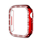 Smcase Apple Watch 38mm Uyumlu Taşlı Gard Koruma Kapak
