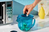 Micro Pro Sürahi Mikrodalga Pişirme Kabı Mavi 1L