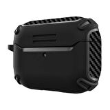 Gpack Apple Airpods Pro Kılıf Sert Armor Karbon Görünüm A26