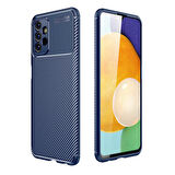 Smcase Samsung Galaxy A23 Kılıf Kamera Korumalı Negro Karbon Silikon