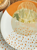 Hisar Ihlara 2 li Porselen Pasta Tabağo 21 cm