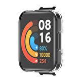 Gpack Xiaomi Redmi Watch 2 Lite Kordon Önü Kapalı Şeffaf Silikon