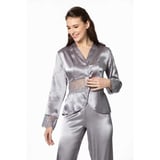 Pierre Cardin 6'lı Kısa Gecelik Sabahlık Çeyiz Set 6040 Royal Renk