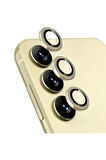 S24 Uyumlu Metal Çerçeve Premium Cam Safir Lens Koruyucu