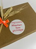 Paketlendim Müsaitsen Sana Geliyorum Yuvarlak Yapışkanlı Etiket 4x4 cm 120 adet