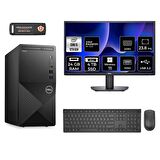 Dell Vostro 3910MT i5 12400 24GB 4TB SSD RX550/4GB W11H N7519VDT3910 & MASAÜSTÜ PC & 23.8" MONİTÖR