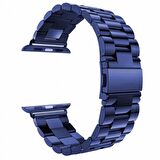 Gpack Apple Watch SE 2 2022 44mm Kordon Metal Sıralı Kordon 