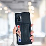 XİAOMİ REDMİ NOTE 10 PRO TLP KARTLIKLI STANDLI  LÜX DERİ KILIF