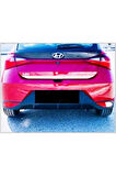 Hyundai I20 Krom Bagaj Alt Çıtası 2020 Ve Üzeri Paslanmaz Çelik Uyumlu