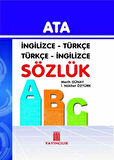 Ata İngilizce - Türkçe, Türkçe - İngilizce Sözlük (Sert Kapak)