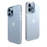 Smcase iPhone 13 Pro Kılıf Skuba PC Sert Standlı Silikon