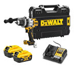DEWALT DCD1007P2 5.0 Ah Çift Akülü XR Premium Kömürsüz Darbeli Matkap 169Nm