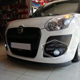 Fiat Doblo D3 2010-2015 Uyumlu Üniversal Astra H lip Esnek Ön Lip 2 Parça Tampon Altı Dil Karlık Ön Ek
