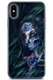Apple iPhone X uyumlu Girls 10 Telefon Kılıfı Zümrüt Yeşil