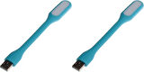 Esnek Taşınabilir Usb Led Işık Lamba Gece Lambası ( 2 Adet ) Tüm Usb Girişleriyle Uyumlu 17cm