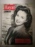 HAYAT DERGİSİ 7 MART 1958,SAYI:74,KAPAK:SUSAN HAYWARD,ORTA SAYFA POSTER:ATATÜRK VE LATİFE HANIM,ATATÜRK LATİFE HANIMLA NASIL EVLENDİ