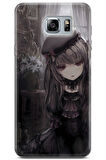 Samsung Galaxy Note 5 uyumlu Girls 33 HD Baskı Gotik Anime