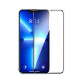 Smcase iPhone 14 Pro Kılıf Lüks Tpu Silikon  Tam Kapatan Ekran Koruyucu