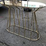Dresuar CADDE Metal transmisyon GOLD renk kaplama İskelet TEMPER  Cam Ayna El Yapım