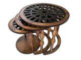 Zigon CNC Osmanlı Motif  İşleme Metal Transmisyon  Ayak Kütük Desen MDF tabla El Yapımı
