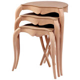 Zigon  AHTAPOT Lükens Model Aslan Ayak klasik Kayın Torna Heybetli ayak  HAM  El Yapım