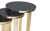 Zigon C Model Brc Metal çelik Gold renk kaplam Düz Siyah Temper cam Kutuda sevk El Yapım 
