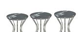 Bengi Brc KUM SAATİ ZİGON SİYAH MERMER Model Metal Çelik PLATİN Renk Kaplama El Yapım
