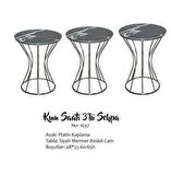 Bengi Brc KUM SAATİ ZİGON SİYAH MERMER Model Metal Çelik PLATİN Renk Kaplama El Yapım