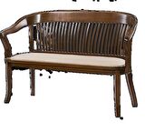 Sandalye Zus136  KAFES İKİLİ Model Bahçe-Balkon Tip Kayın Torna RETRO Ayak Parlak Ceviz El Yapım