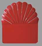 Başlık ALC MİDYE Model 90 cm SUNİ DERİ Kumaş Modern Kapitone KIRMIZI Renk El Yapımı