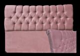 Başlık ALC VENÜS Model 150cm Baby Face Kumaş Modern Kapitone PEMBE Renk El Yapımı