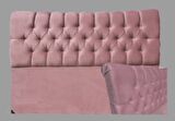Başlık ALC VENÜS Model 150cm Baby Face Kumaş Modern Kapitone PEMBE Renk El Yapımı
