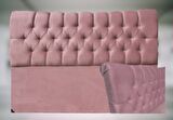Başlık ALC VENÜS Model 150cm Baby Face Kumaş Modern Kapitone PEMBE Renk El Yapımı
