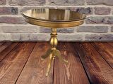 Fiskos Baba ayak Model Parlak Ihlamur ağacı ayak Parlak Gold  MDF tabla Kutuda sevk EL Yapım