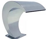 Havuz şelale Kobra 800-400 mm 316 kalite 1,2 mm Paslanmaz çelik El Yapım