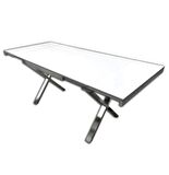Bengi Masa Yandan Açıl X Ayaklı Metal Transmisyon çelik nikelaj glosspan tabla itinalı paket ve kargo