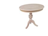 Fiskos 18187 Baba ayak Klasik Model Ahşp Kayın ayak HAM MDF tabla Demont EL Yapım