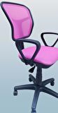 Çalışma Koltuk 18204 Model Poliüretan PEMBE Amortisörlü Ort Metal gövde El Yapım