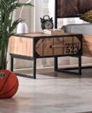 Bengi Karyola ve Komodin Urlu  LOFT Model Metal yüksek ayak Eskitme Malzeme İtinalı paket ve kargo