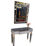 Dresuar ST 18470 HAYAL Model Kayın ayak gold renk füme Ayna kaplama Çekmec Elyapı