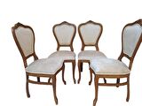 Sandalye 18485 Ceviz Klasik Model Kayın ASLAN Ayak Oyma Ceviz babayface kumaş