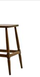 Sandalye 1922 Zus282 KAFES Model Yüksek CAFE/MUTFAK Kayın Oval Çıta Ceviz El yapı