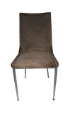 Sandalye19352 SAMBA Metal Transmisyon Nikelaj Kahverengi 2Ad  Kaliteli kumaş